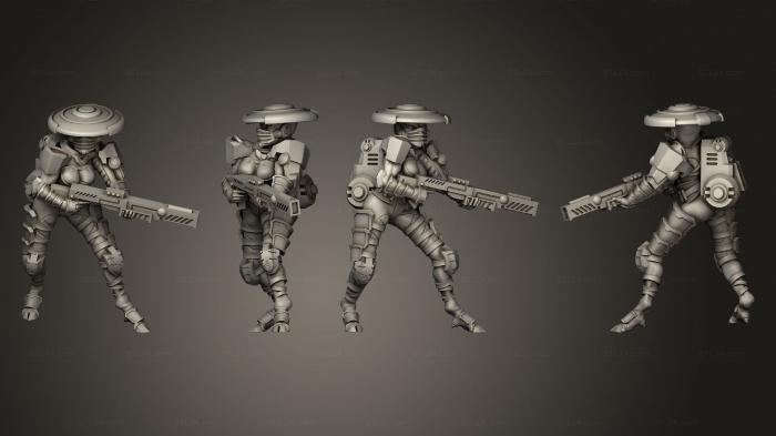 Military figurines (trooper 4, STKW_13937) 3D models for cnc