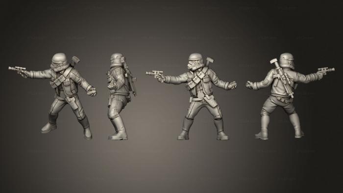 Military figurines (trooper 02, STKW_13941) 3D models for cnc