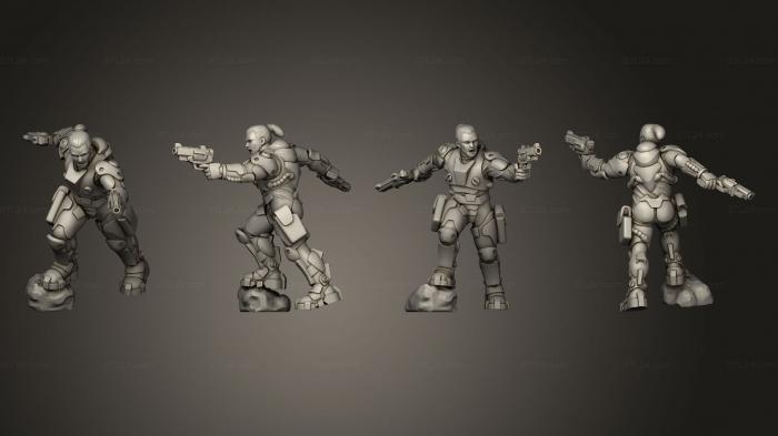 Military figurines (trooper 08, STKW_13947) 3D models for cnc