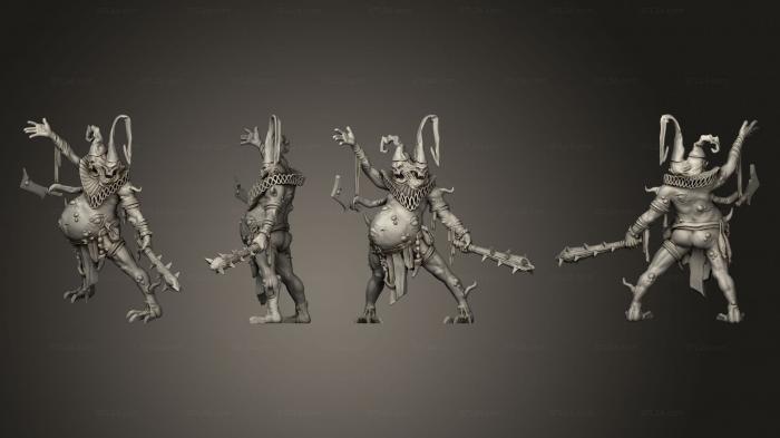 Military figurines (Troubadour of Decay A Base 002, STKW_13957) 3D models for cnc