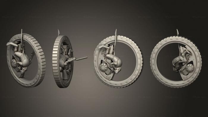 Статуэтки военные (Велосипед для Туннельных Гонщиков 01, STKW_13966) 3D модель для ЧПУ станка