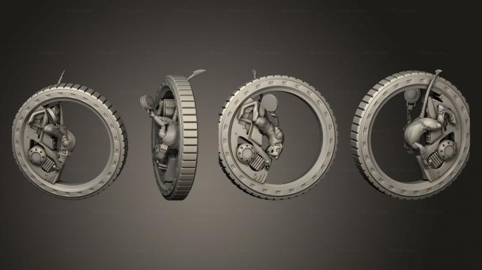 Статуэтки военные (Велосипед для Туннельных Гонщиков 09, STKW_13974) 3D модель для ЧПУ станка