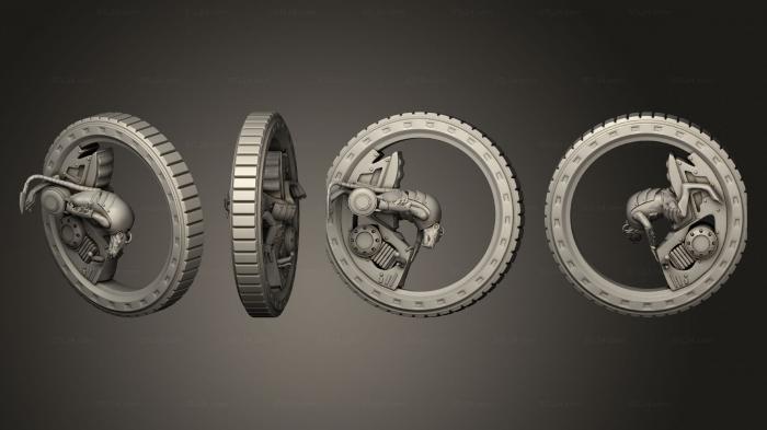 Статуэтки военные (Велосипед для Туннельных Гонщиков 10, STKW_13975) 3D модель для ЧПУ станка
