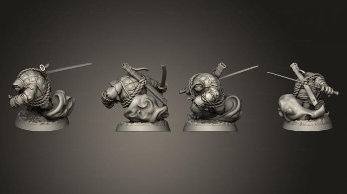 Military figurines (Tuotar Ninja, STKW_13983) 3D models for cnc