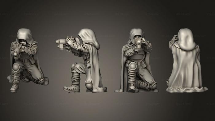 Military figurines (Twilerian desert sniper team 22, STKW_13992) 3D models for cnc