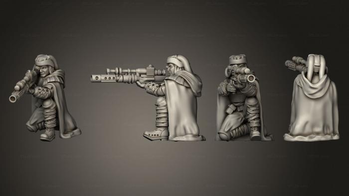 Military figurines (Twilerian desert sniper team, STKW_13993) 3D models for cnc