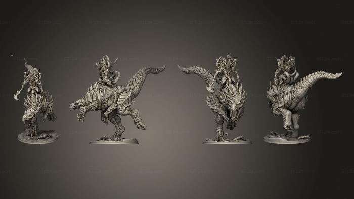 Military figurines (Tyrannax x, STKW_14003) 3D models for cnc