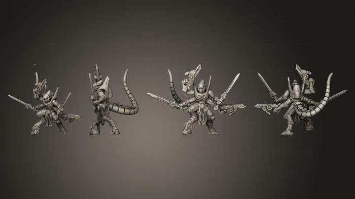 Military figurines (Ugnix Ghazneeks Commander, STKW_14014) 3D models for cnc