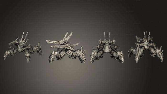 Military figurines (Ugnix Titan Anntenae Front, STKW_14017) 3D models for cnc