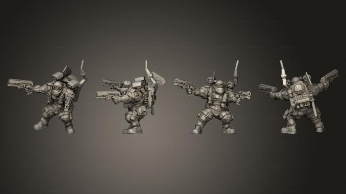 Military figurines (UGOK ACTION FORCE FIGHTER B EDDIE REKESTAS, STKW_14019) 3D models for cnc