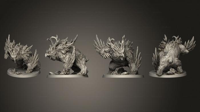 Military figurines (Uldar Druidical Beast Form, STKW_14039) 3D models for cnc