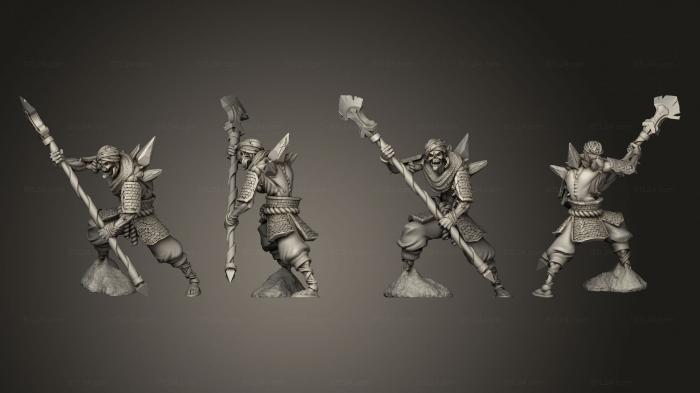 Military figurines (Undead Guardian 1, STKW_14060) 3D models for cnc