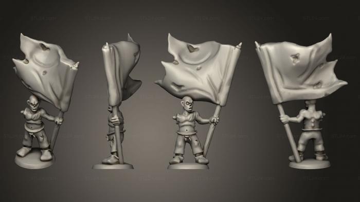 Undead Pirate Crew with Muskets Banner