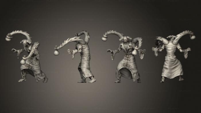 Military figurines (Undead Professor Mutated, STKW_14117) 3D models for cnc