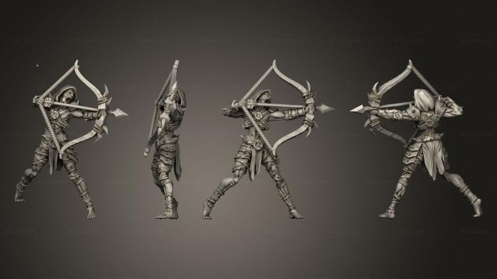 Military figurines (Undead Ranged A 001, STKW_14119) 3D models for cnc