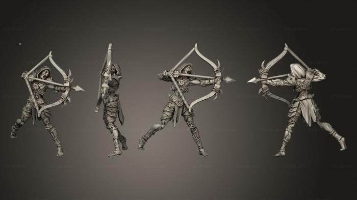 Military figurines (Undead Ranged A, STKW_14121) 3D models for cnc