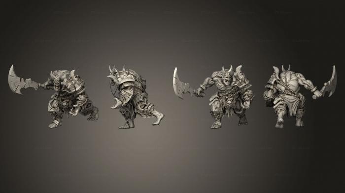 Military figurines (Undead Troll Tank, STKW_14131) 3D models for cnc