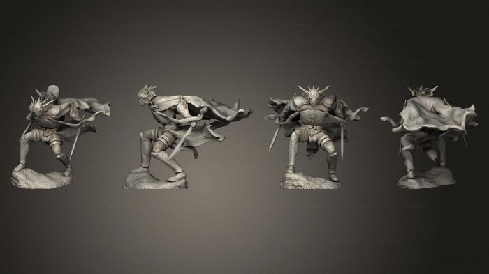 Military figurines (Underwater Mayhem Atlantean Knight Sword, STKW_14139) 3D models for cnc