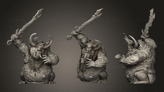 Military figurines (Lord of Plagues WHOLE, STKW_1414) 3D models for cnc