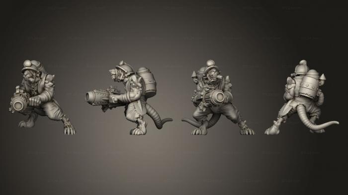 Military figurines (Underworld T 2, STKW_14164) 3D models for cnc