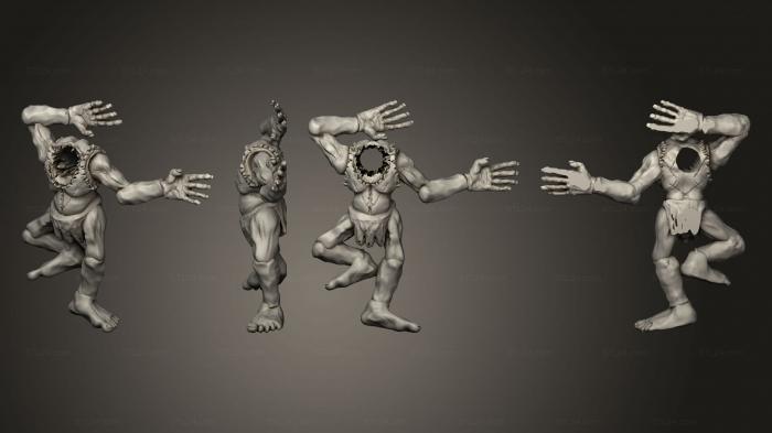 Military figurines (Unlucky Goblins 03, STKW_14195) 3D models for cnc