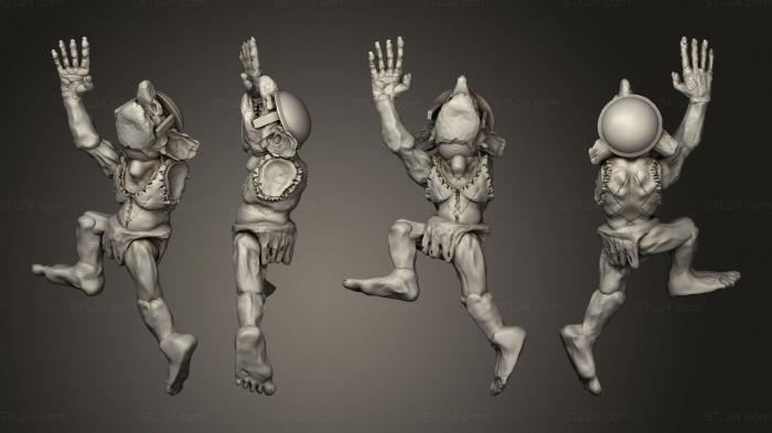 Military figurines (Unlucky Goblins B 02, STKW_14196) 3D models for cnc