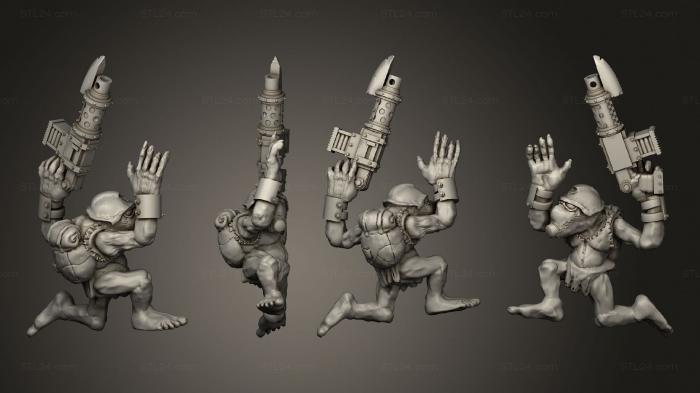 Military figurines (Unlucky Goblins B, STKW_14197) 3D models for cnc