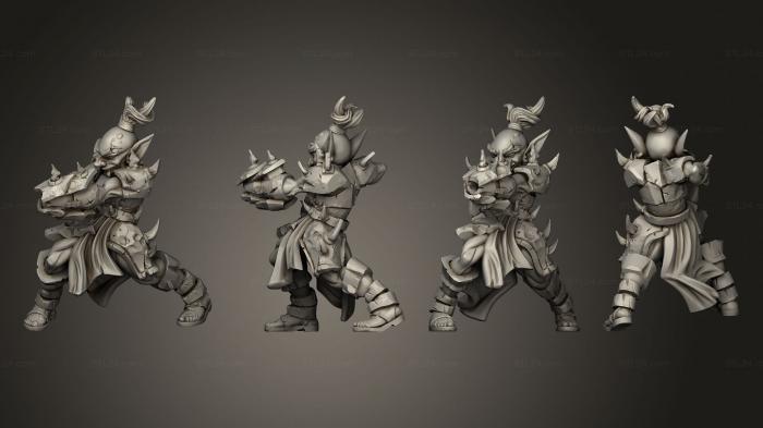 Military figurines (Uru Can Tribe Cinia The Ranger B PRUEBA, STKW_14215) 3D models for cnc