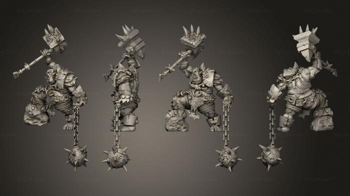 Military figurines (Uru Can Tribe Vridgagg Chain B, STKW_14225) 3D models for cnc