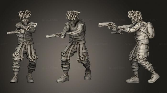 Military figurines (Luis Savane, STKW_1424) 3D models for cnc