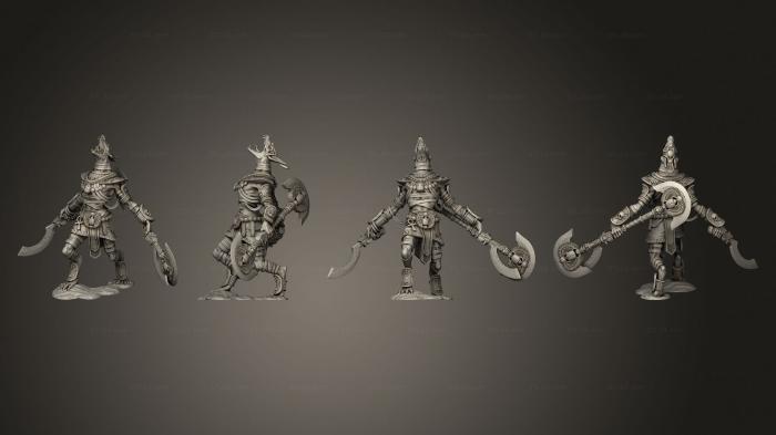 Military figurines (Ushebtibase, STKW_14246) 3D models for cnc