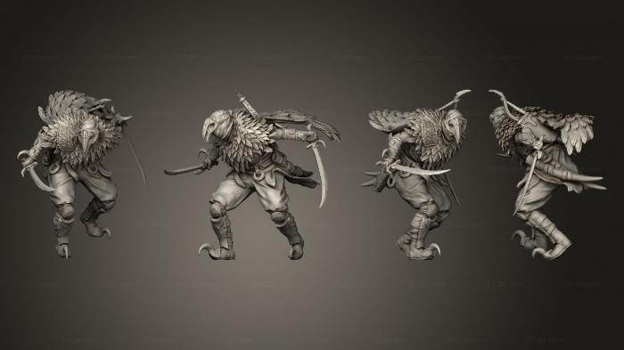 Military figurines (Vaalak sand whisper pose 4 p 1, STKW_14256) 3D models for cnc