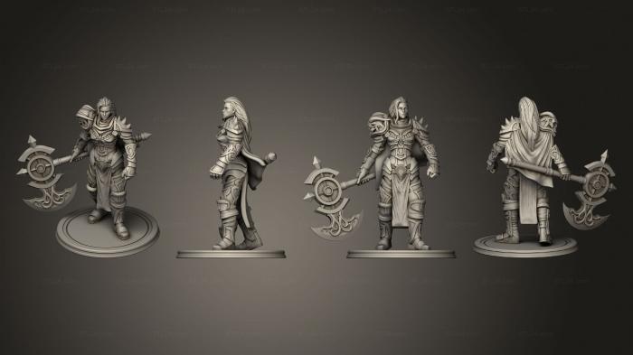 Military figurines (Valeria Dhampir Monster Slayer Comet Lord Miniatures 2, STKW_14266) 3D models for cnc