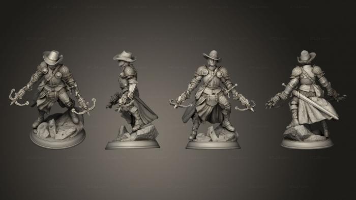 Military figurines (Valter Hunter, STKW_14275) 3D models for cnc