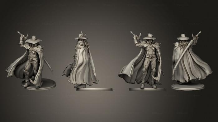 Military figurines (Vampire Hunter Single, STKW_14280) 3D models for cnc
