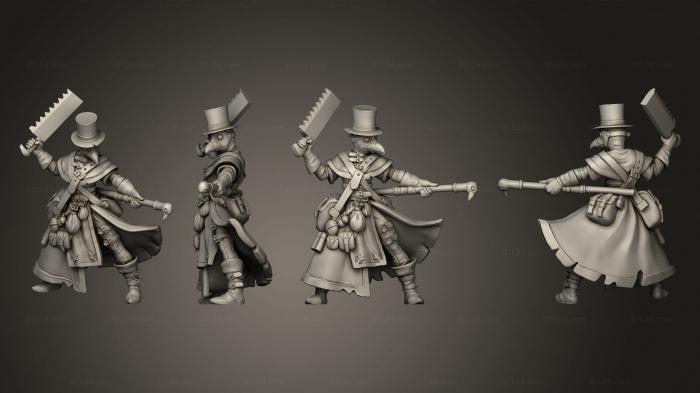 Military figurines (Vampire Hunters Doctor Von Zeiter, STKW_14282) 3D models for cnc