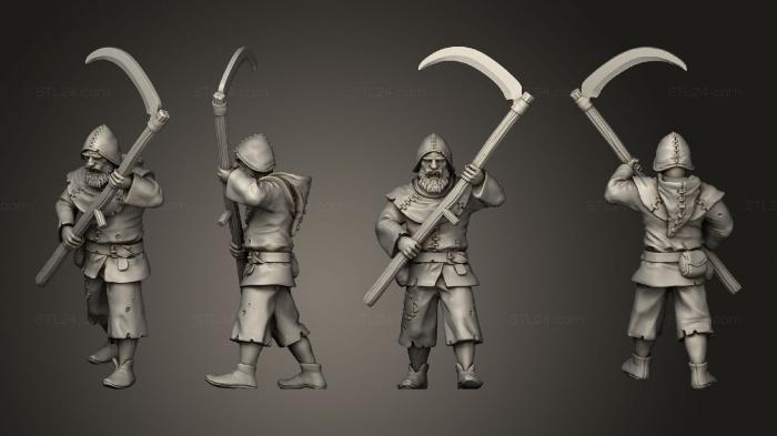 Military figurines (Vampire Hunters Fork 01, STKW_14283) 3D models for cnc