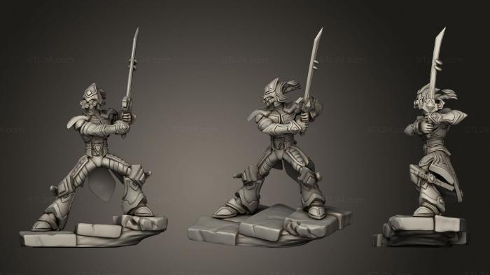 Military figurines (Maestro Yi, STKW_1429) 3D models for cnc