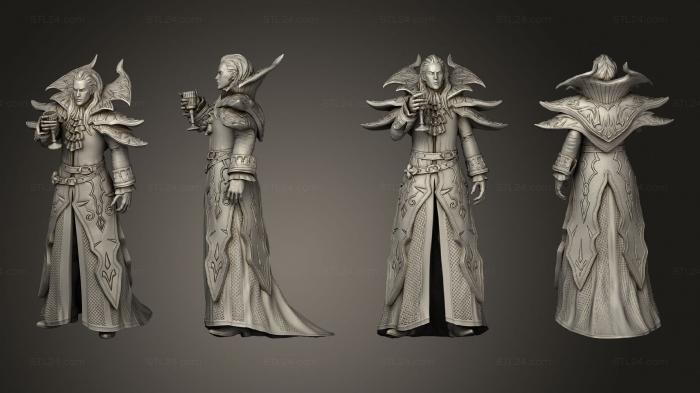 Military figurines (Vampire Lord, STKW_14296) 3D models for cnc