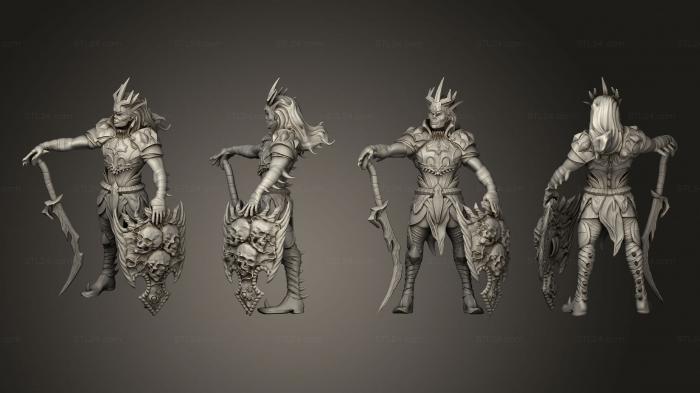 Military figurines (Vampires Blood Paladin, STKW_14302) 3D models for cnc
