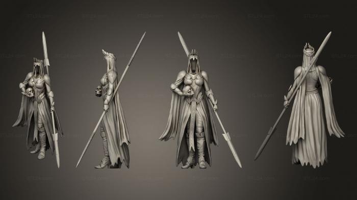 Military figurines (Vampires Wraith Female, STKW_14313) 3D models for cnc