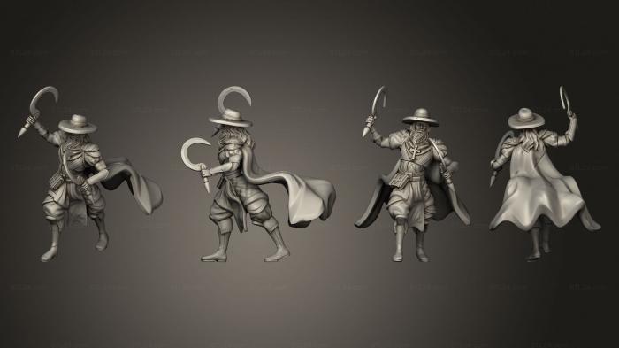 Military figurines (Van Helsing Attacking, STKW_14314) 3D models for cnc