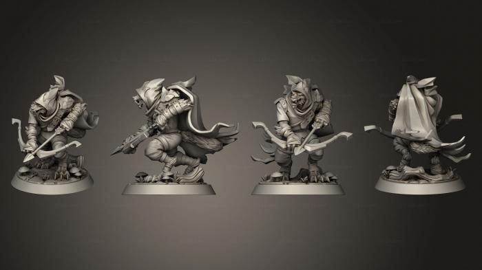 Military figurines (Varg Gloomstalker Ranger, STKW_14322) 3D models for cnc