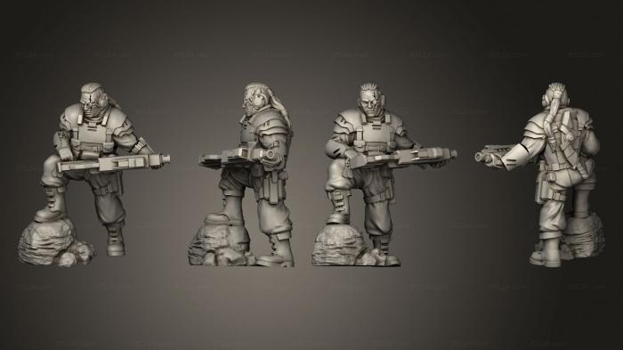 Military figurines (Varrus, STKW_14327) 3D models for cnc
