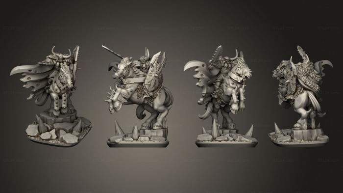 Military figurines (Varus Miniatures Champion of the End Times, STKW_14329) 3D models for cnc