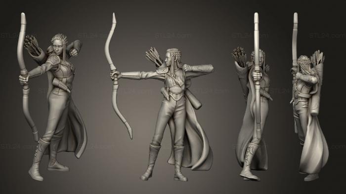 Military figurines (Veralli Elf Ranger, STKW_14333) 3D models for cnc