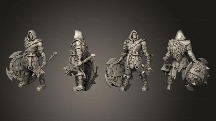 Military figurines (Verdant Cell Leader A, STKW_14334) 3D models for cnc