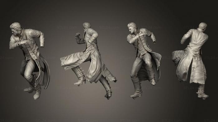 Military figurines (Vergil Statue Devil May Cry, STKW_14339) 3D models for cnc