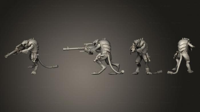 Military figurines (Vermin Heavy V 1, STKW_14344) 3D models for cnc