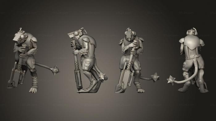 Military figurines (Vermin Heavy V 2, STKW_14345) 3D models for cnc